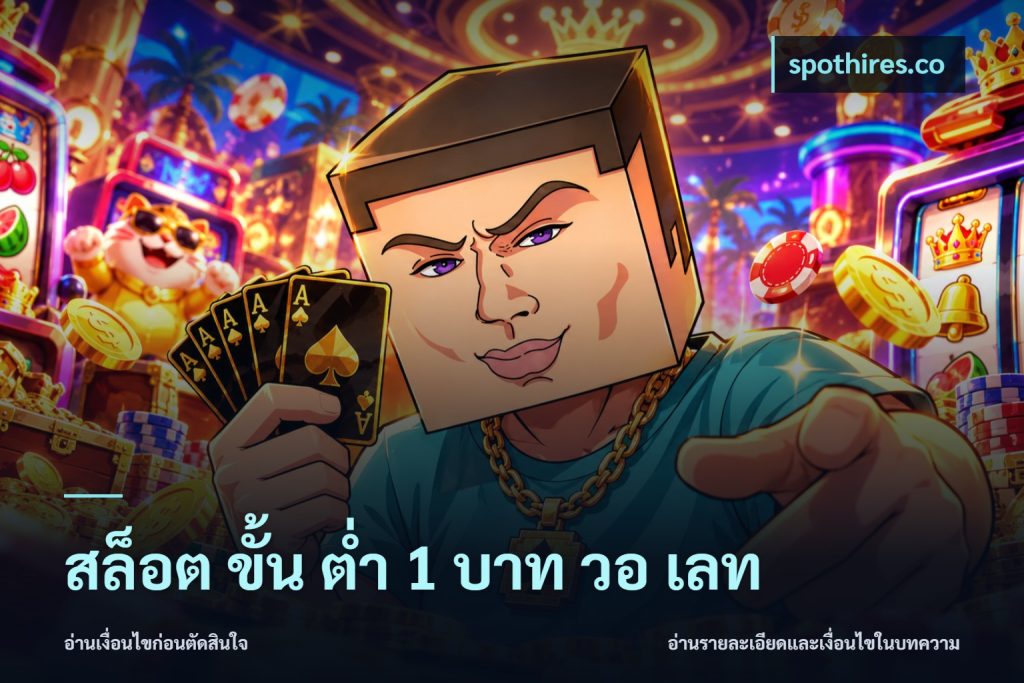 สล็อต ขั้น ต่ํา 1 บาท วอ เลท