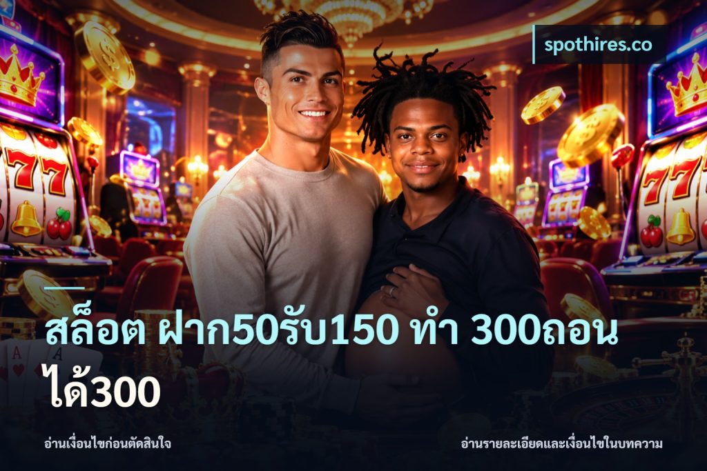 สล็อต ฝาก50รับ150 ทํา 300ถอนได้300