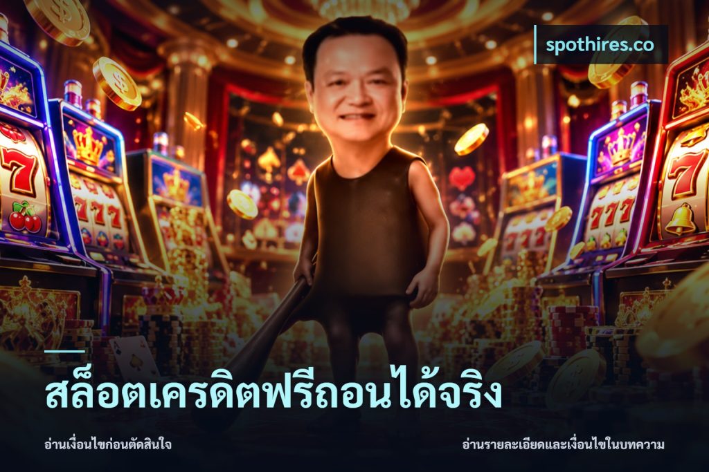 สล็อตเครดิตฟรีถอนได้จริง