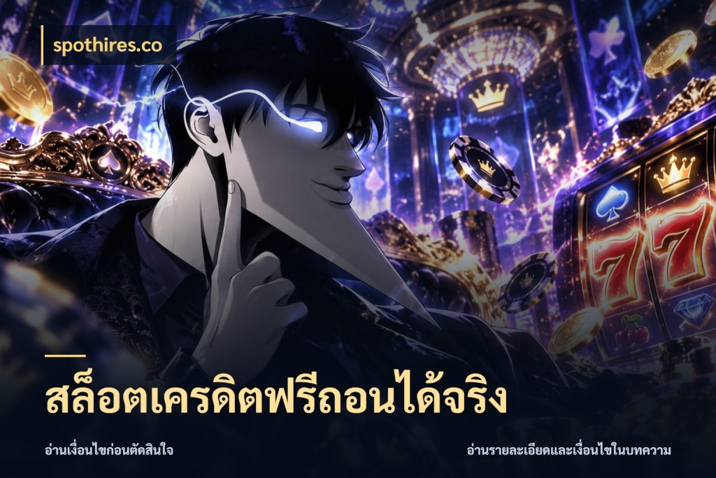 สล็อตเครดิตฟรีถอนได้จริง เครดิตแต่ละรูปแบบมีมุมไหนให้ดู สไตล์ spothires.co
