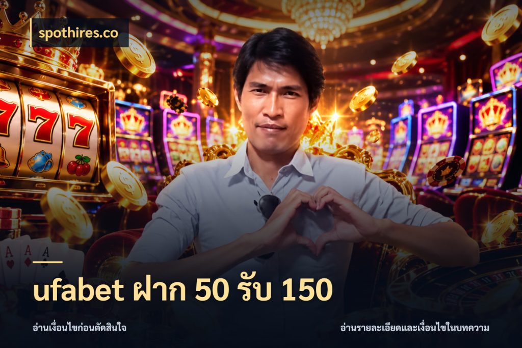 ufabet ฝาก 50 รับ 150 จับประเด็นยอดรับก่อนเลือกความสนุก กับ spothires.co