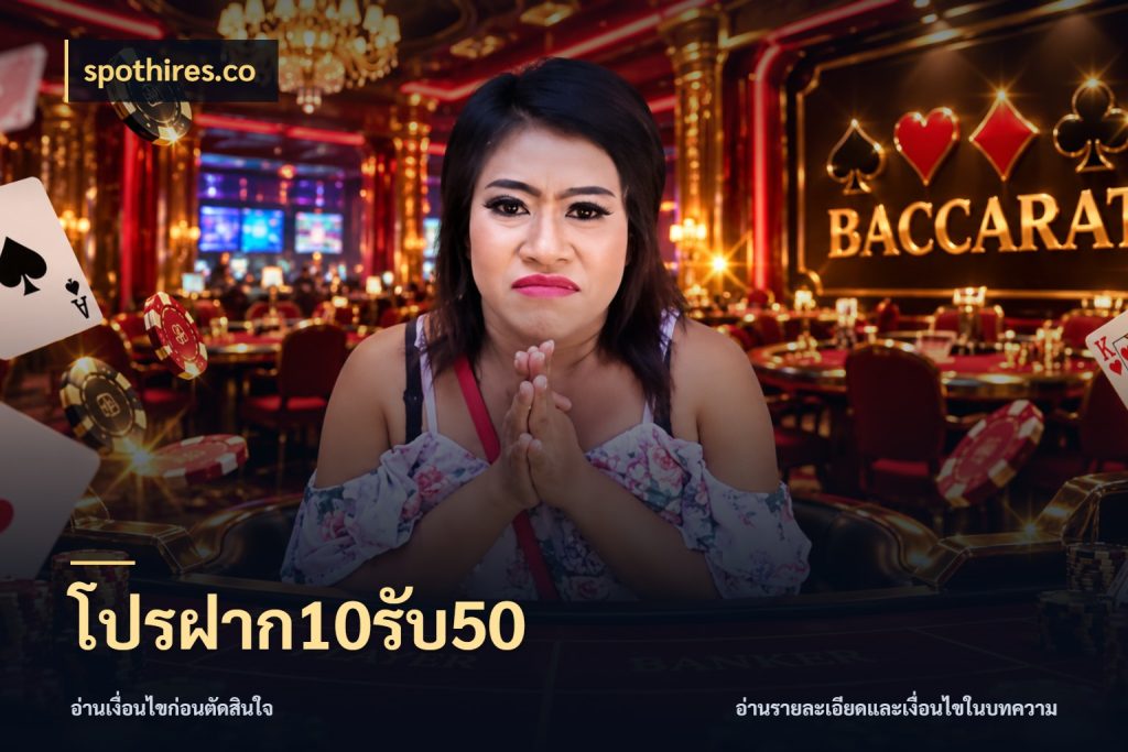 โปรฝาก10รับ50 จับคู่โบนัสกับสไตล์เกมที่ชอบ กับ spothires.co
