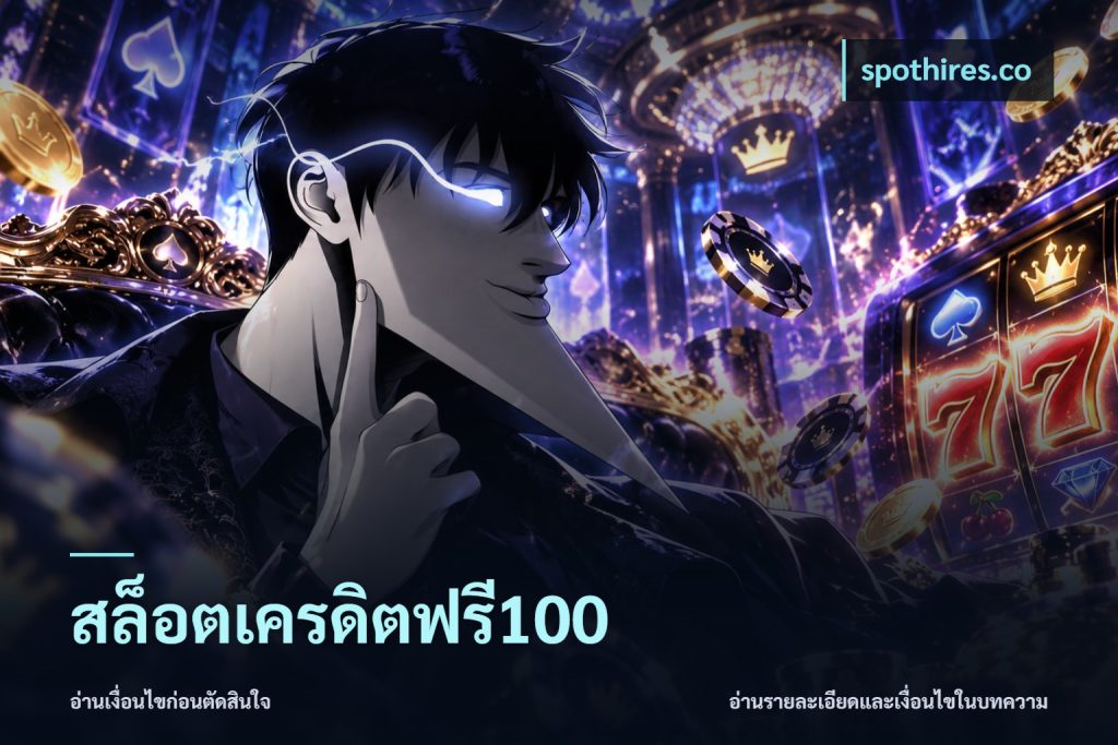 สล็อตเครดิตฟรี100
