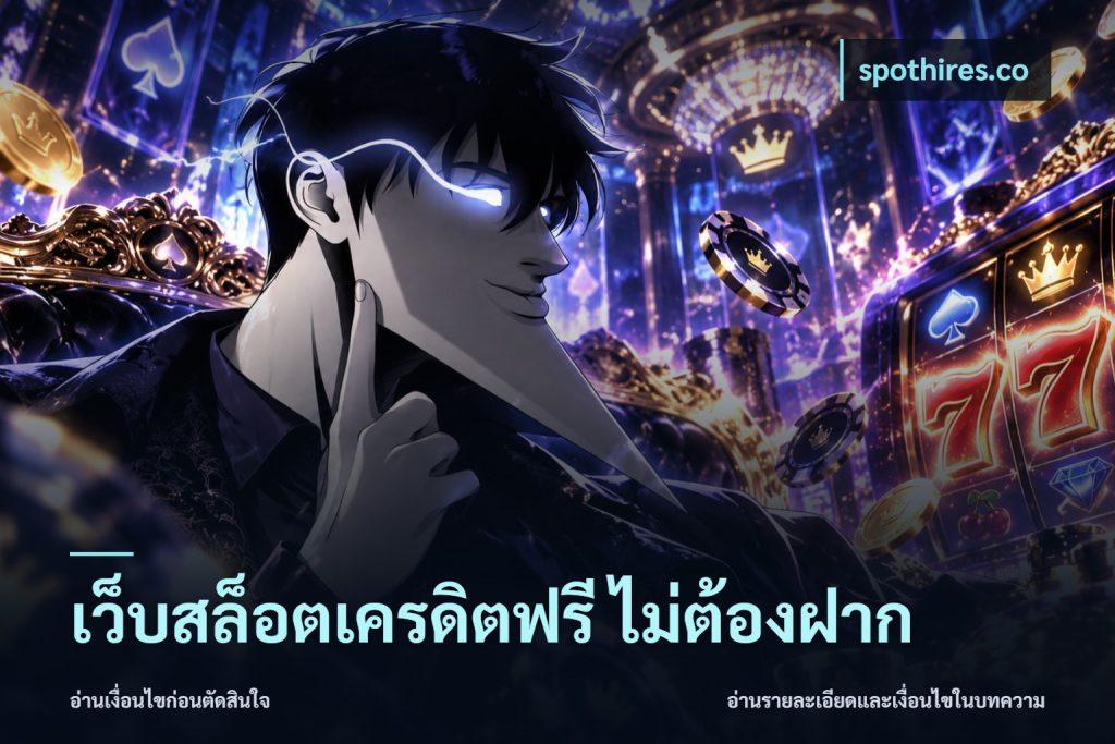 เว็บสล็อตเครดิตฟรี ไม่ต้องฝาก