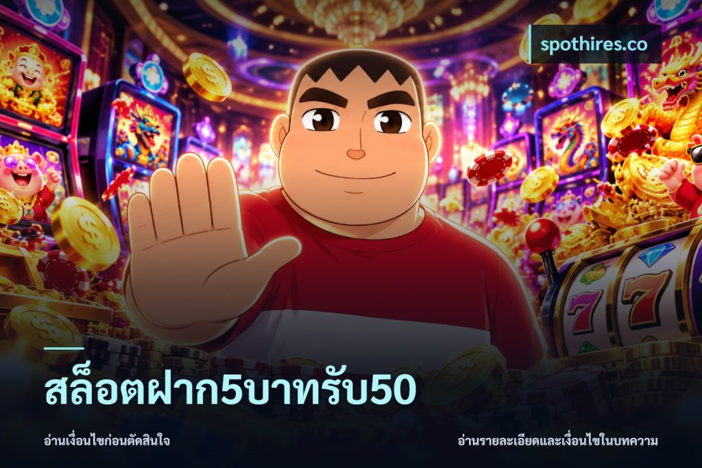 สล็อตฝาก5บาทรับ50