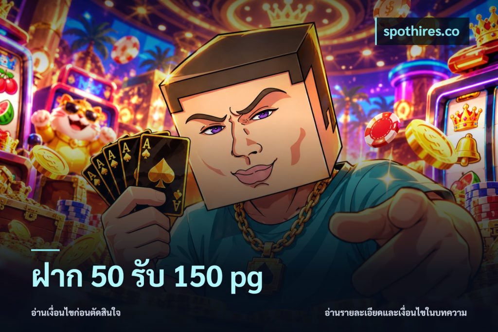 ฝาก 50 รับ 150 pg