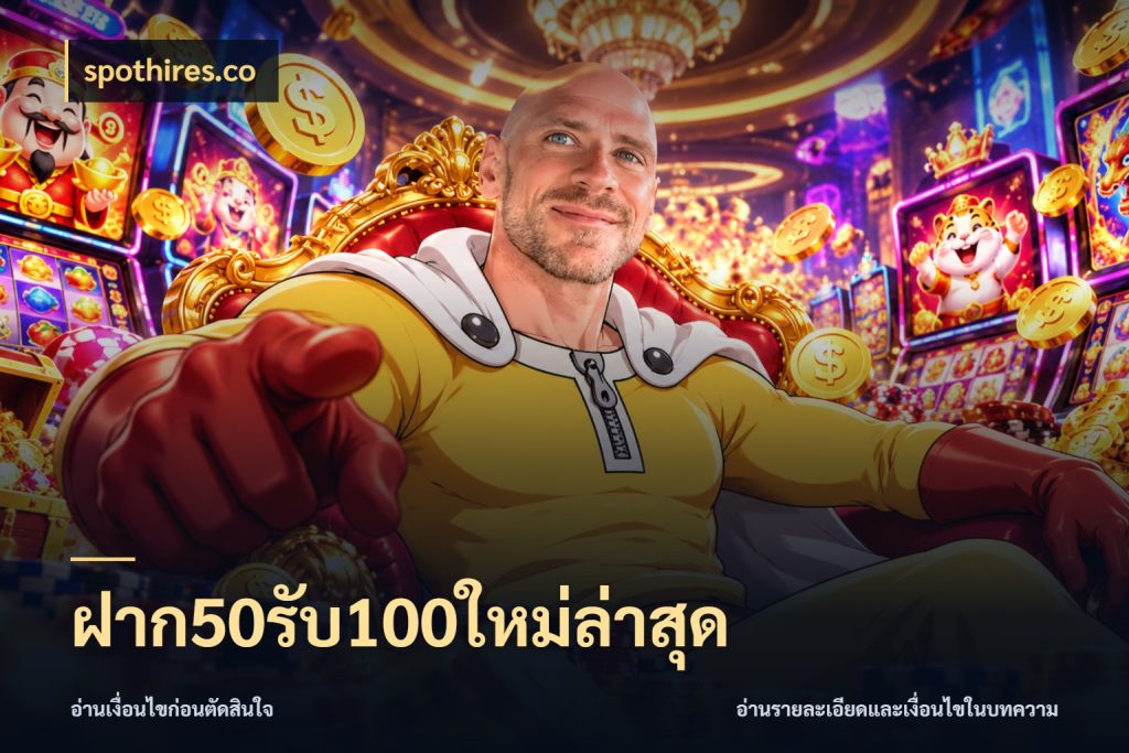 ฝาก50รับ100ใหม่ล่าสุด สนุกกับตัวเลือกโปรในสไตล์ของคุณ สไตล์ spothires.co