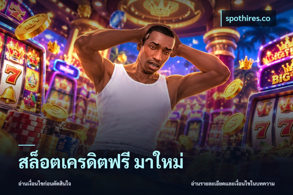 สล็อตเครดิตฟรี มาใหม่