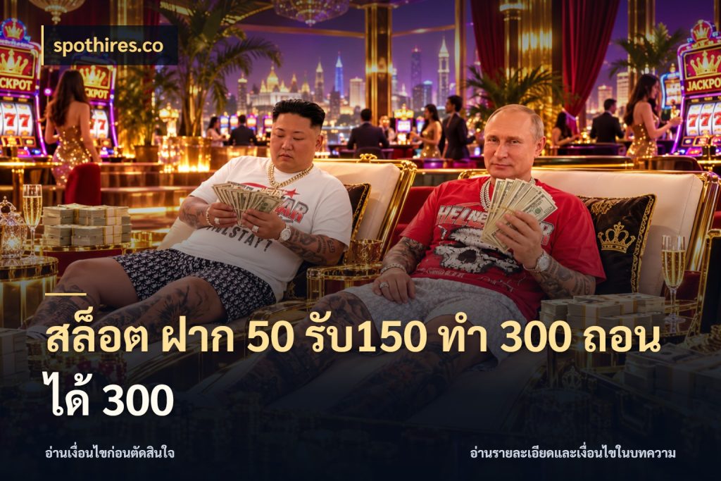 สล็อต ฝาก 50 รับ150 ทํา 300 ถอนได้ 300 spothires.co โปรกับเกมที่ชอบเลือกให้ตรงสไตล์