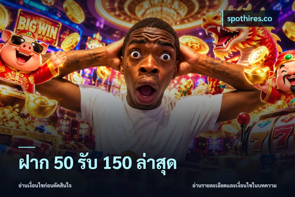 ฝาก 50 รับ 150 ล่าสุด