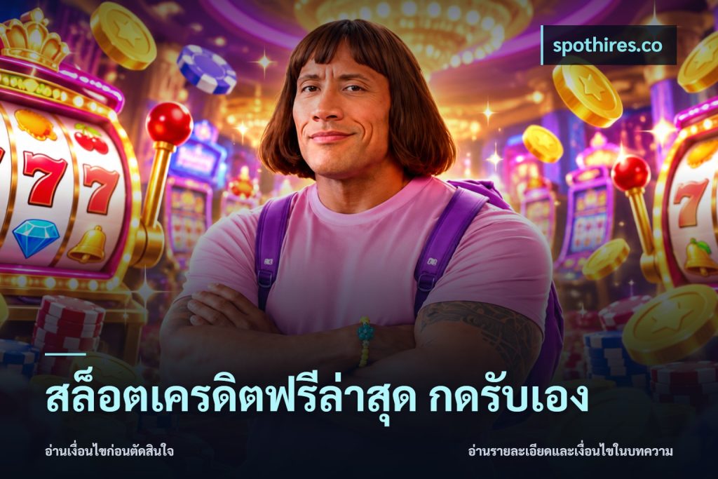 สล็อตเครดิตฟรีล่าสุด กดรับเอง