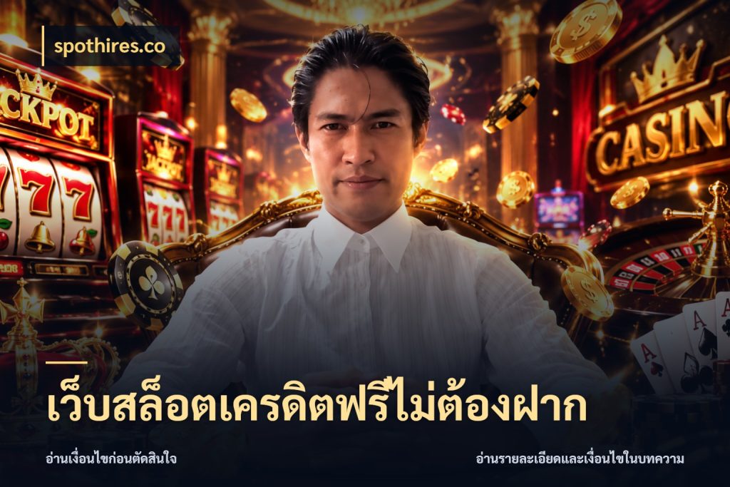 เว็บสล็อตเครดิตฟรีไม่ต้องฝาก spothires.co สายโบนัสเลือกมุมเครดิตให้ตรงสไตล์