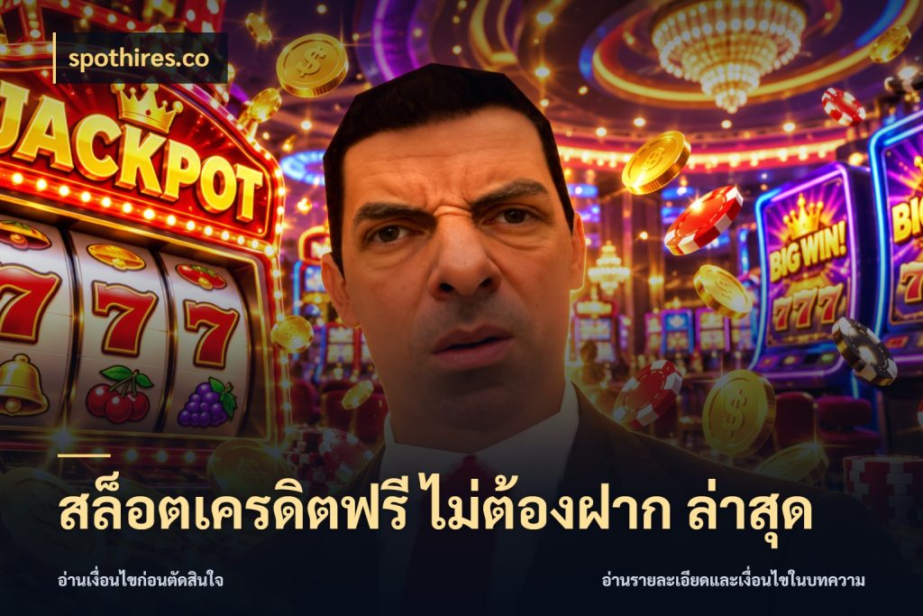 สล็อตเครดิตฟรี ไม่ต้องฝาก ล่าสุด เครดิตฟรีกับจังหวะลุ้นที่คุณเลือก สไตล์ spothires.co