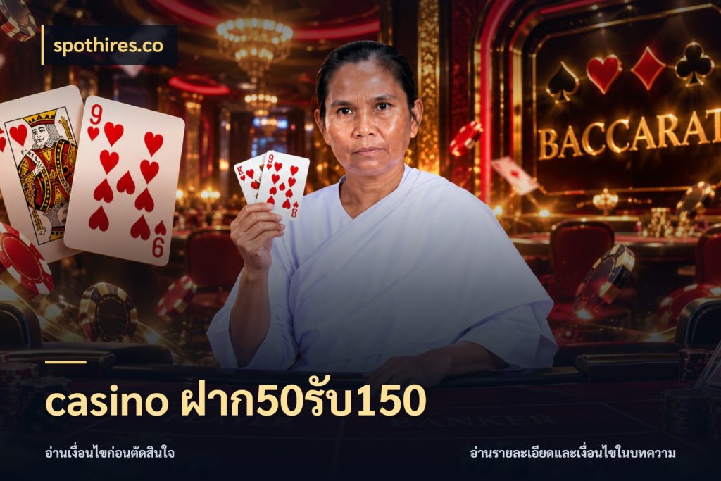 casino ฝาก50รับ150 เปิดมุมโปรให้เข้ากับเกมแนวโปรด ในมุม spothires.co
