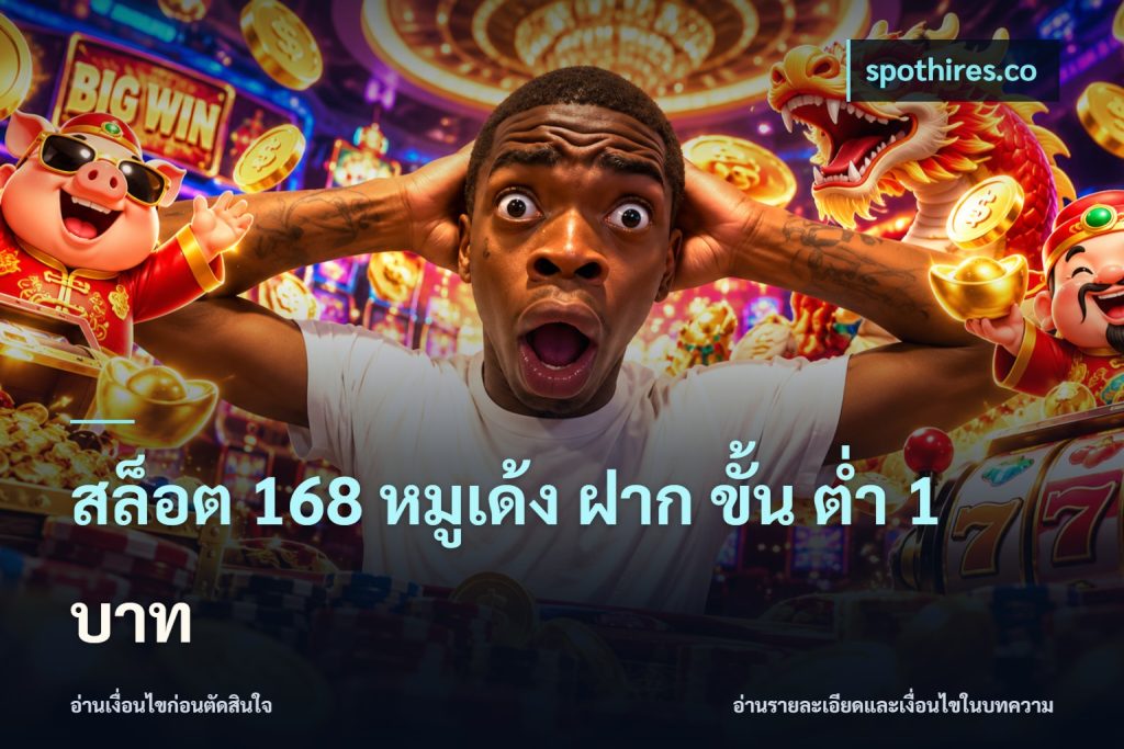 สล็อต 168 หมูเด้ง ฝาก ขั้น ต่ำ 1 บาท