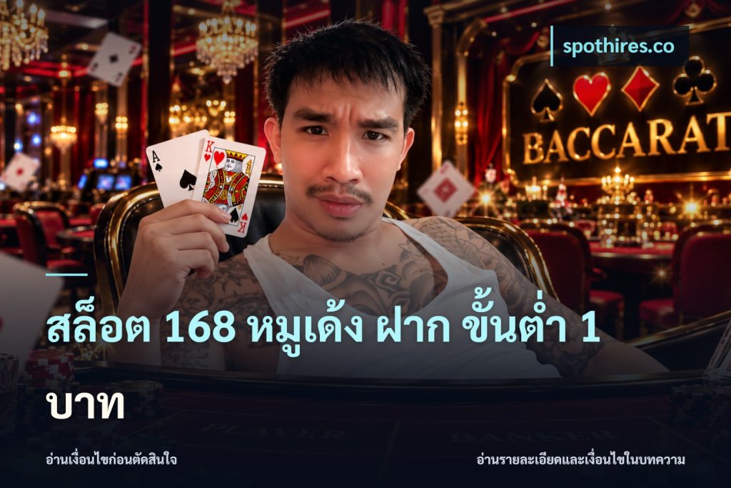 สล็อต 168 หมูเด้ง ฝาก ขั้นต่ำ 1 บาท