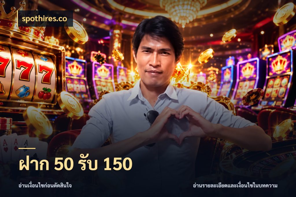 ฝาก 50 รับ 150 จุดเด่นของเครดิตที่คนชอบเกมอยากรู้ สไตล์ spothires.co