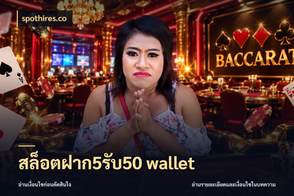 สล็อตฝาก5รับ50 wallet spothires.co โปรยอดรับที่สายเกมสนใจ
