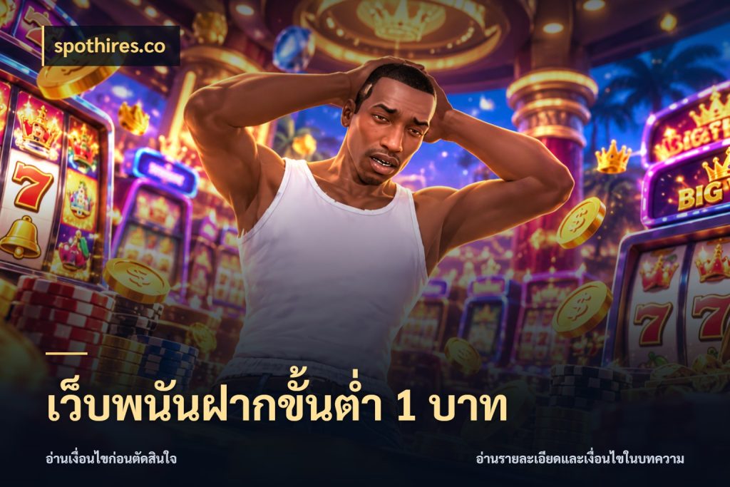 เว็บพนันฝากขั้นต่ำ 1 บาท จัดจังหวะสนุกให้เข้ากับงบที่ตั้งไว้ ในมุม spothires.co