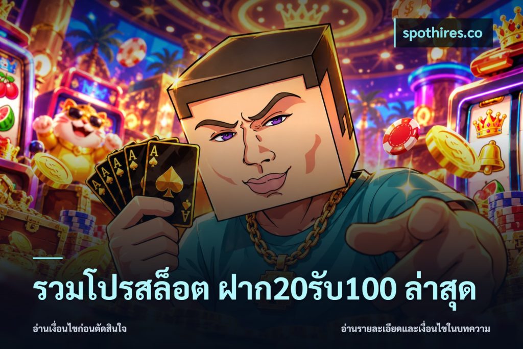 รวมโปรสล็อต ฝาก20รับ100 ล่าสุด