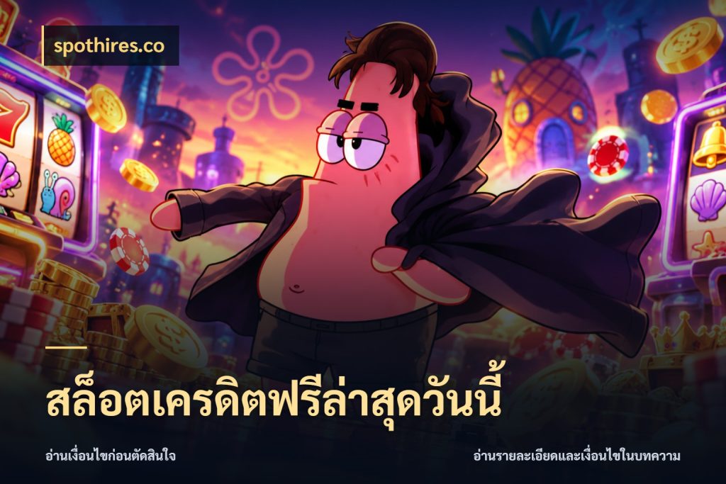 สล็อตเครดิตฟรีล่าสุดวันนี้ รู้จักยอดและขอบเขตของเครดิตฟรี ในมุม spothires.co