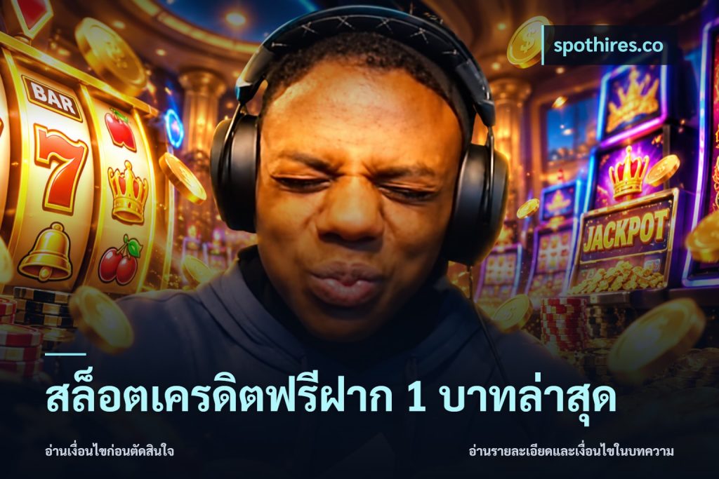 สล็อตเครดิตฟรีฝาก 1 บาทล่าสุด