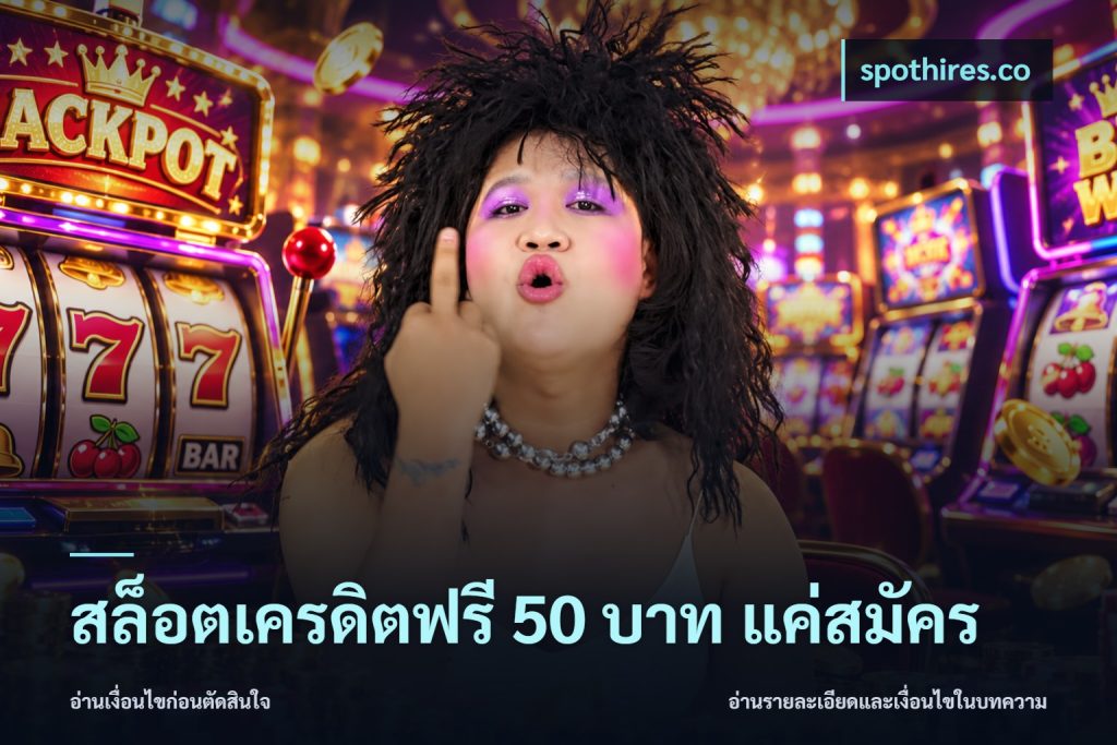 สล็อตเครดิตฟรี 50 บาท แค่สมัคร
