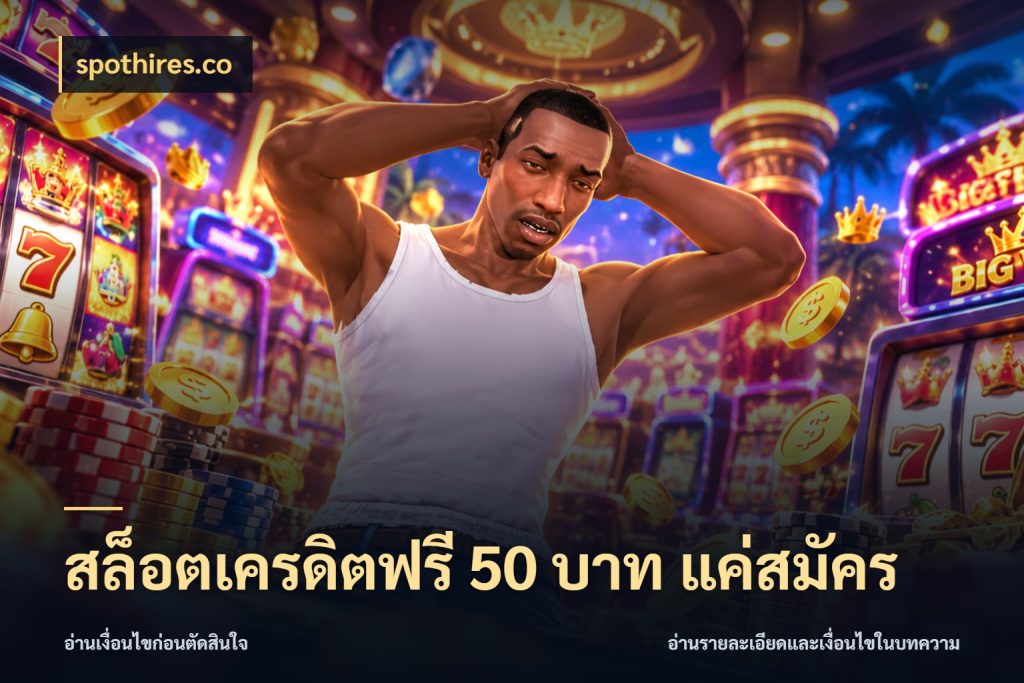 สล็อตเครดิตฟรี 50 บาท แค่สมัคร เครดิตฟรีในมุมที่สายโบนัสสนใจ ในมุม spothires.co