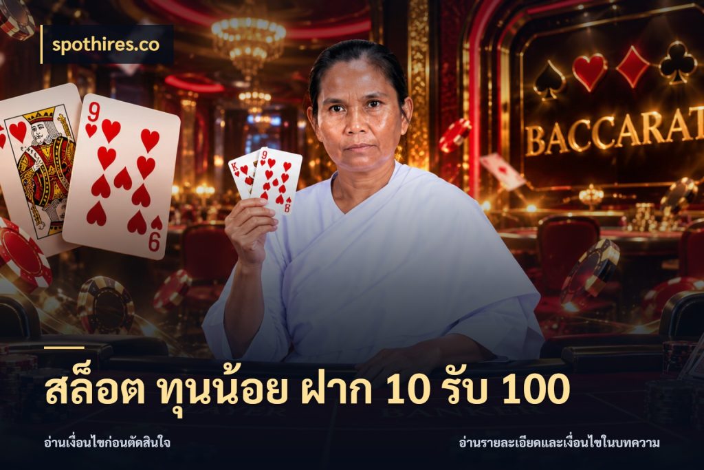 สล็อต ทุนน้อย ฝาก 10 รับ 100 จับคู่โบนัสกับสไตล์เกมที่ชอบ ในมุม spothires.co