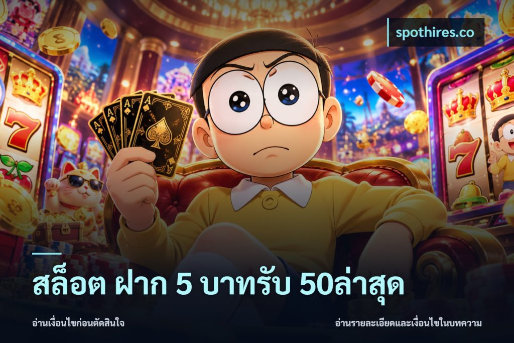 สล็อต ฝาก 5 บาทรับ 50ล่าสุด