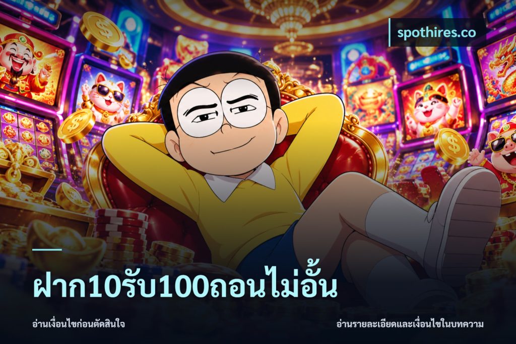 ฝาก10รับ100ถอนไม่อั้น