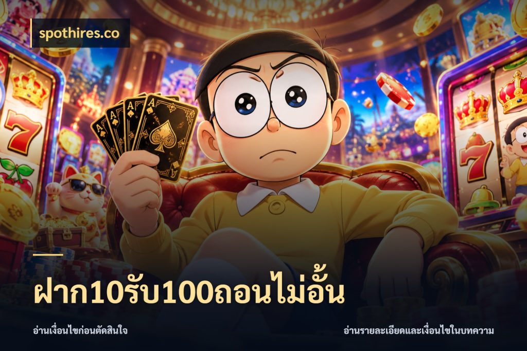ฝาก10รับ100ถอนไม่อั้น จับคู่โบนัสกับสไตล์เกมที่ชอบ ในมุม spothires.co