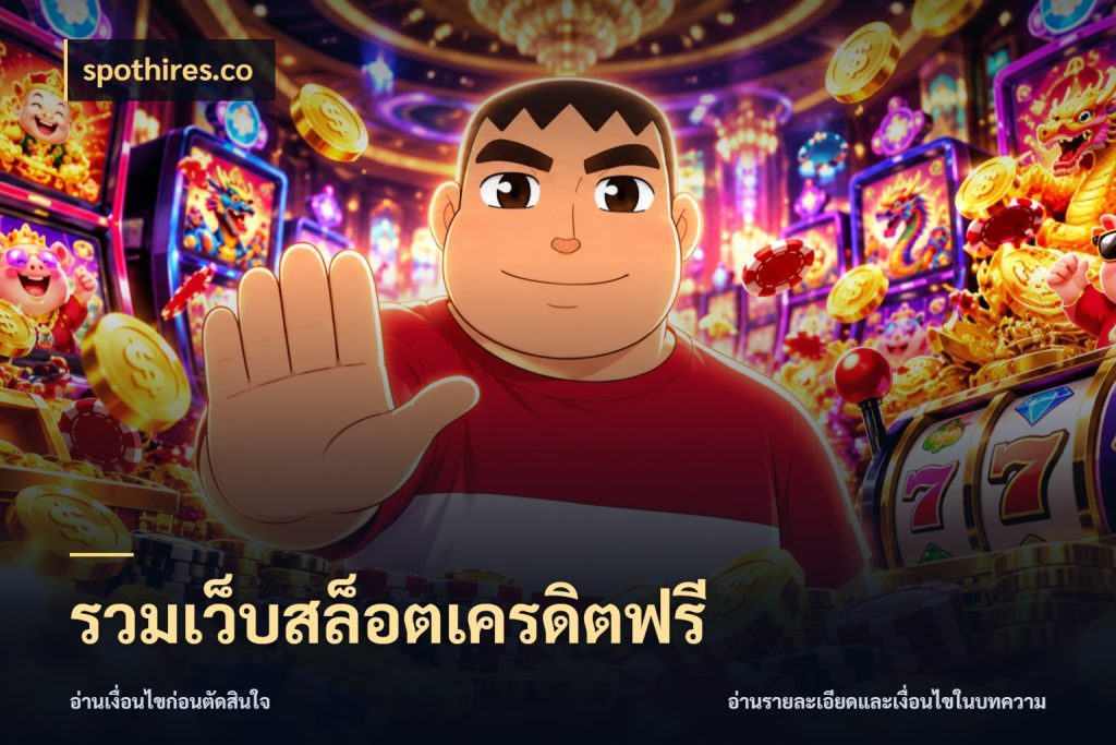 รวมเว็บสล็อตเครดิตฟรี spothires.co เลือกสไตล์ความสนุกจากรูปแบบเครดิต