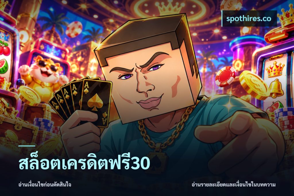 สล็อตเครดิตฟรี30
