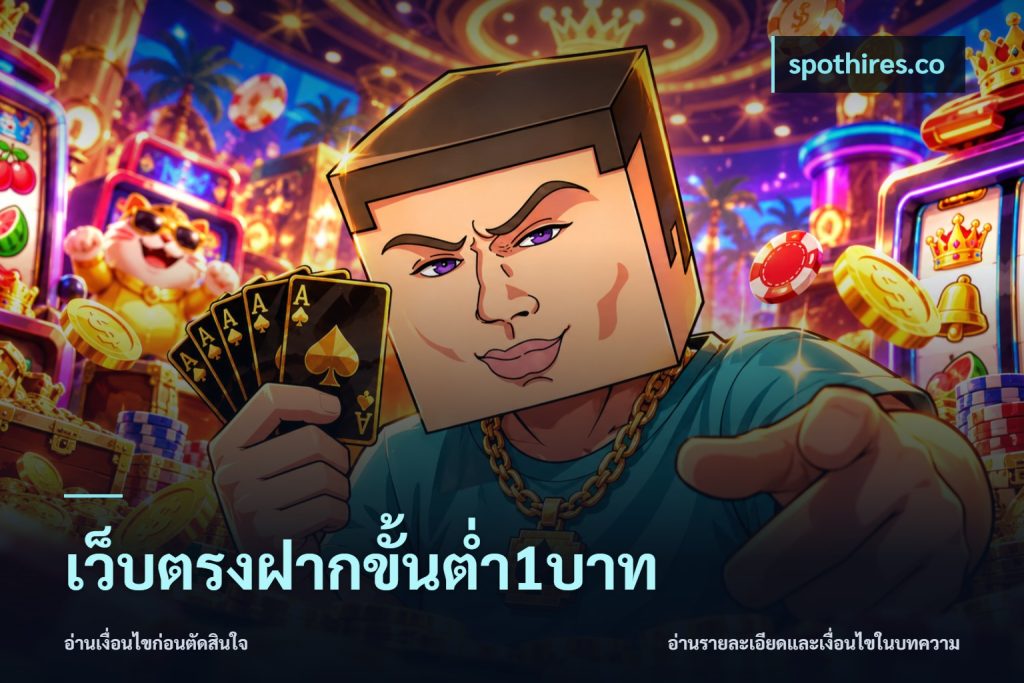 เว็บตรงฝากขั้นต่ำ1บาท