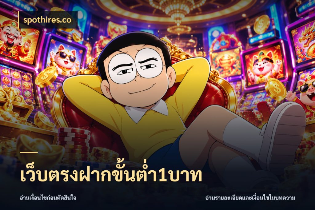 เว็บตรงฝากขั้นต่ำ1บาท ยอดเริ่มต้นน่าจับตากับสิทธิ์ที่เกี่ยวข้อง สไตล์ spothires.co