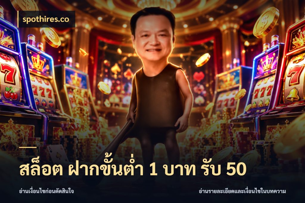 สล็อต ฝากขั้นต่ำ 1 บาท รับ 50 spothires.co เปิดมุมโปรให้เข้ากับเกมแนวโปรด