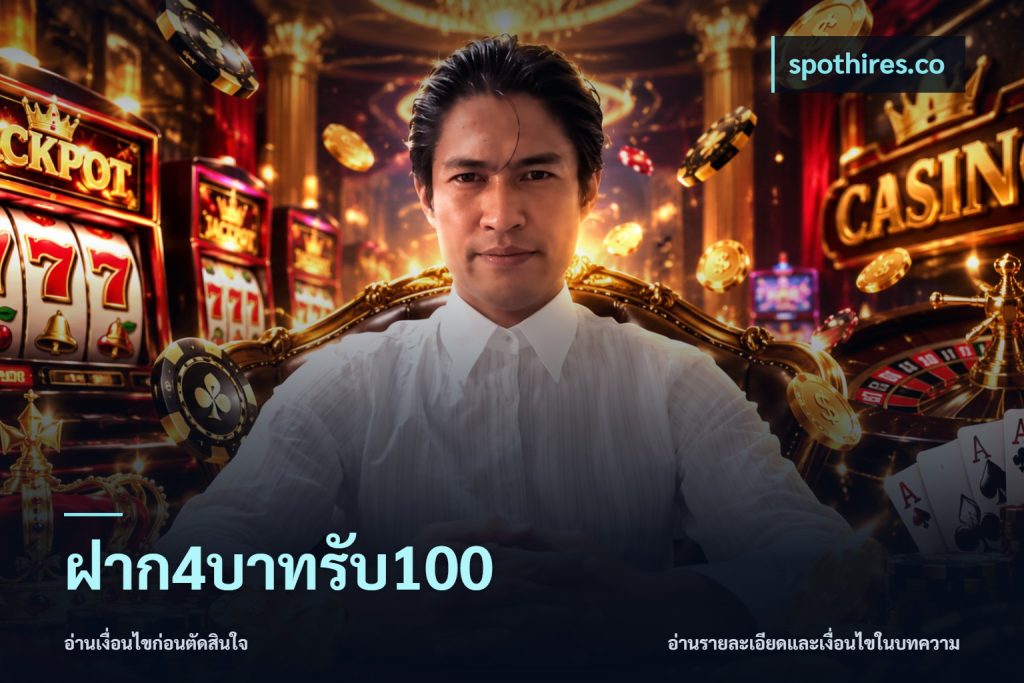 ฝาก4บาทรับ100