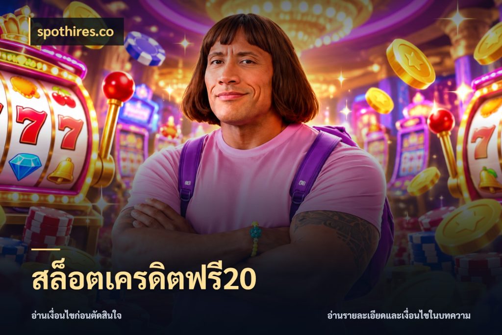 สล็อตเครดิตฟรี20 รู้จักยอดและขอบเขตของเครดิตฟรี สไตล์ spothires.co
