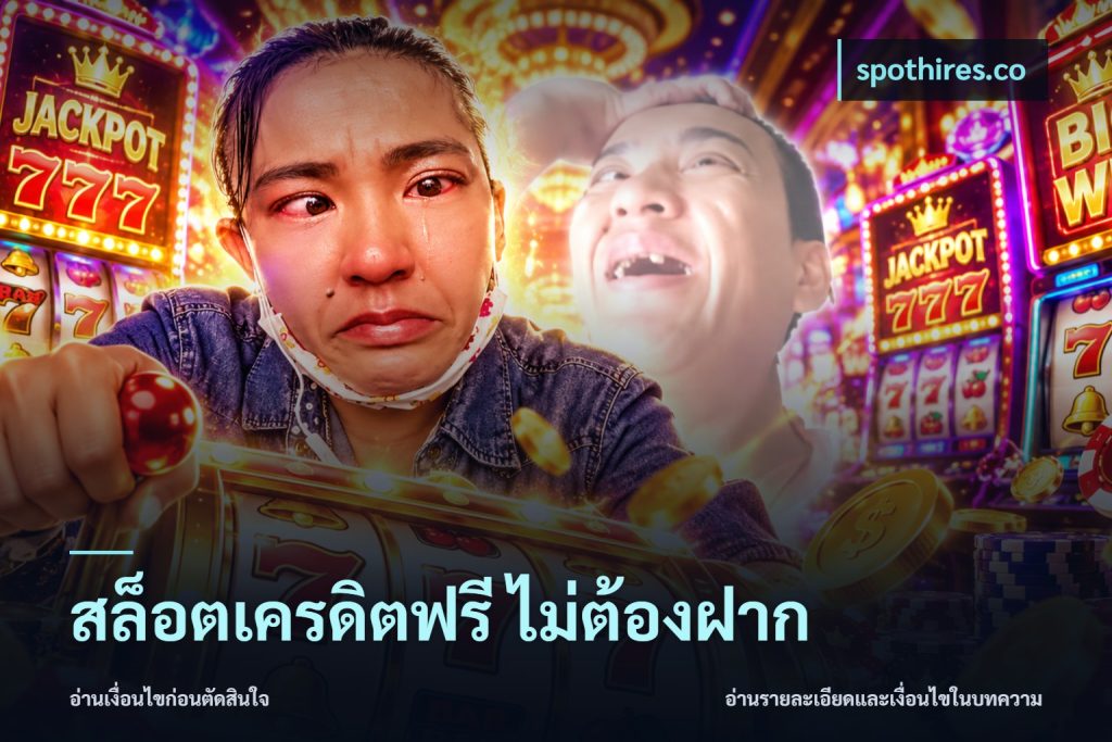 สล็อตเครดิตฟรี ไม่ต้องฝาก