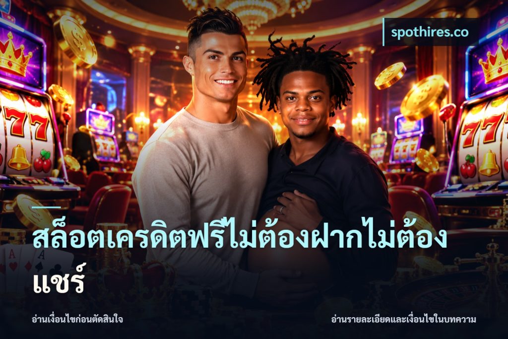 สล็อตเครดิตฟรีไม่ต้องฝากไม่ต้องแชร์