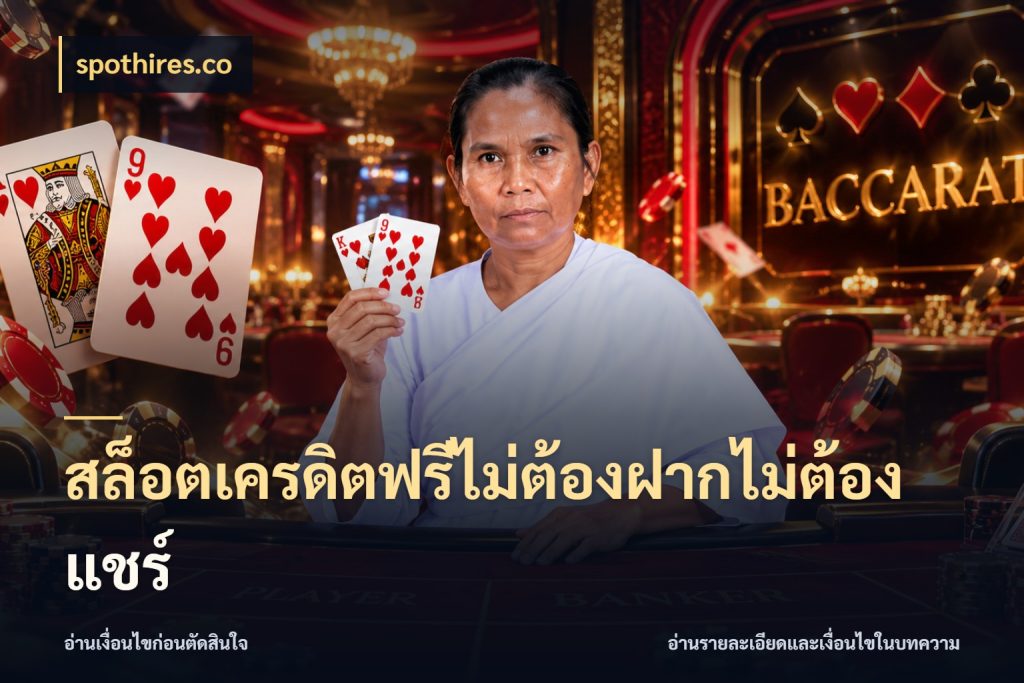 สล็อตเครดิตฟรีไม่ต้องฝากไม่ต้องแชร์ เครดิตฟรีในมุมที่สายโบนัสสนใจ สไตล์ spothires.co
