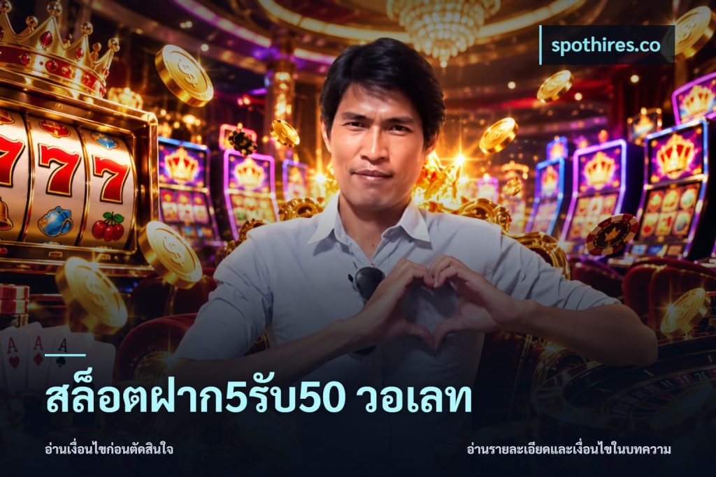 สล็อตฝาก5รับ50 วอเลท