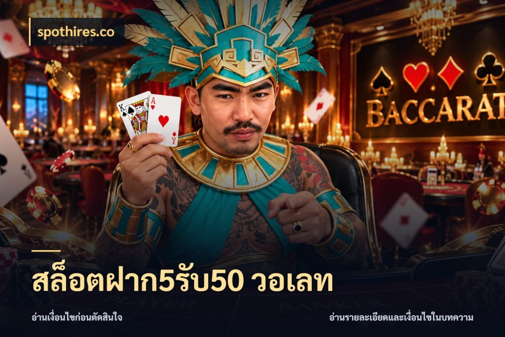 สล็อตฝาก5รับ50 วอเลท spothires.co ยอดฝากและยอดรับในมุมของคนชอบลุ้น