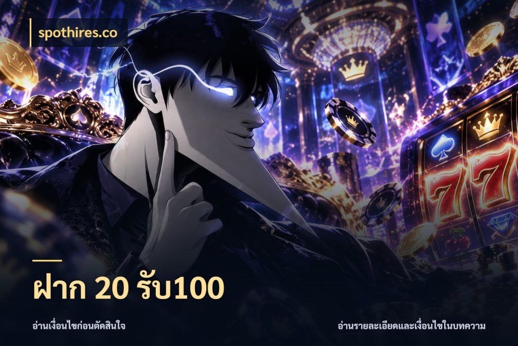 ฝาก 20 รับ100 สายโบนัสเลือกจังหวะสนุกได้อย่างไร สไตล์ spothires.co