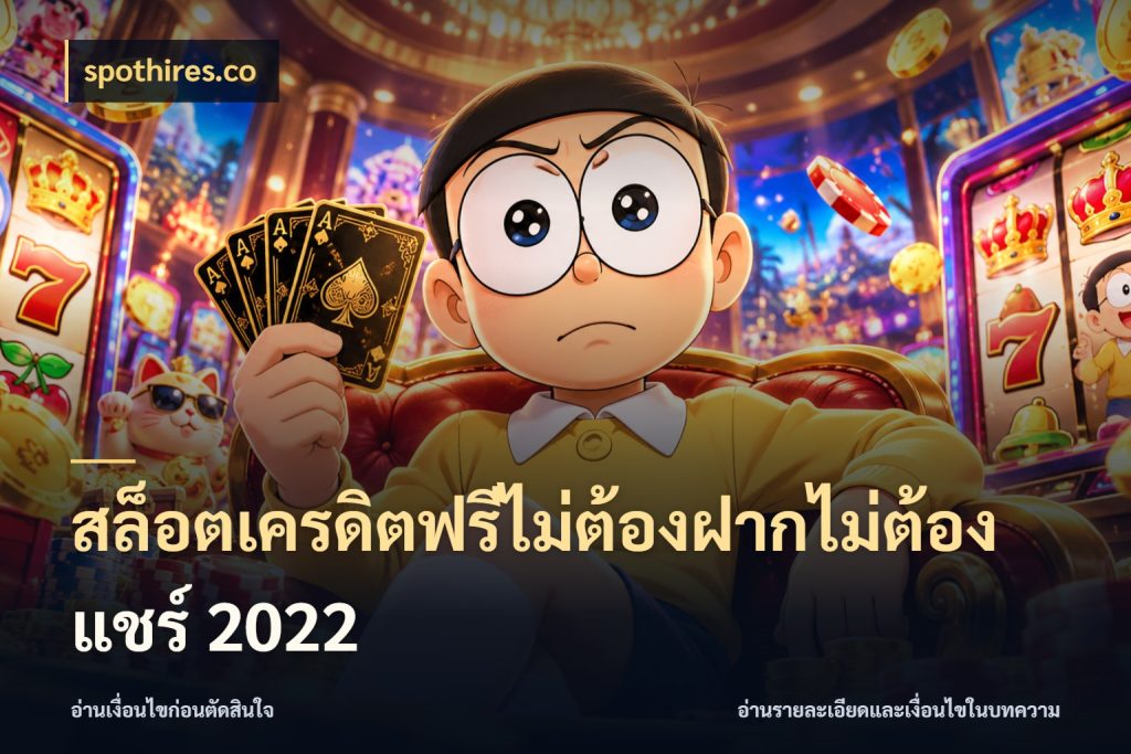 สล็อตเครดิตฟรีไม่ต้องฝากไม่ต้องแชร์ 2022 ชนิดเครดิตกับสิทธิ์ที่คุณอยากรู้ กับ spothires.co