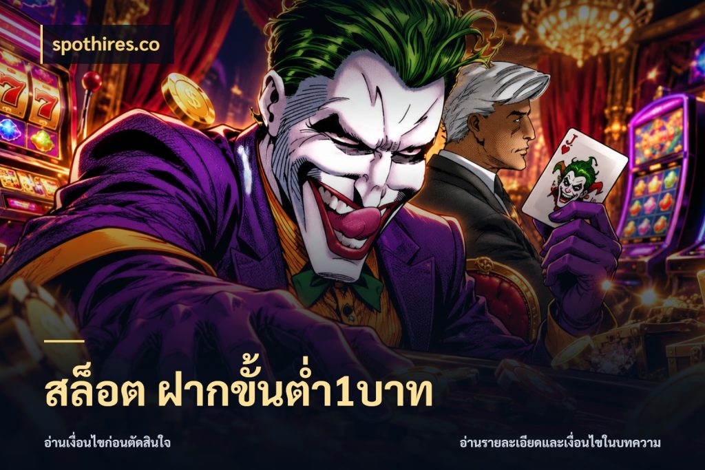 สล็อต ฝากขั้นต่ำ1บาท จัดจังหวะสนุกให้เข้ากับงบที่ตั้งไว้ กับ spothires.co