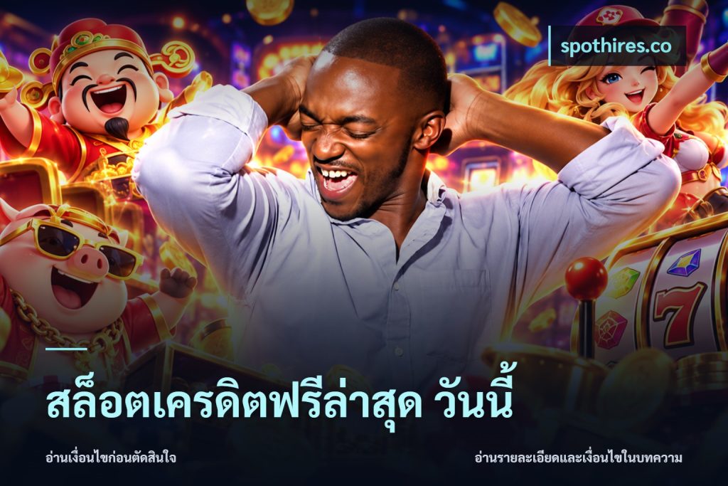 สล็อตเครดิตฟรีล่าสุด วันนี้