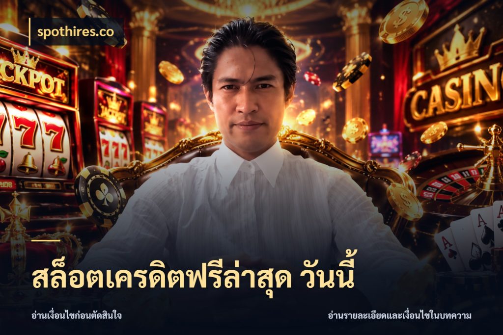 สล็อตเครดิตฟรีล่าสุด วันนี้ ชนิดเครดิตกับสิทธิ์ที่คุณอยากรู้ กับ spothires.co