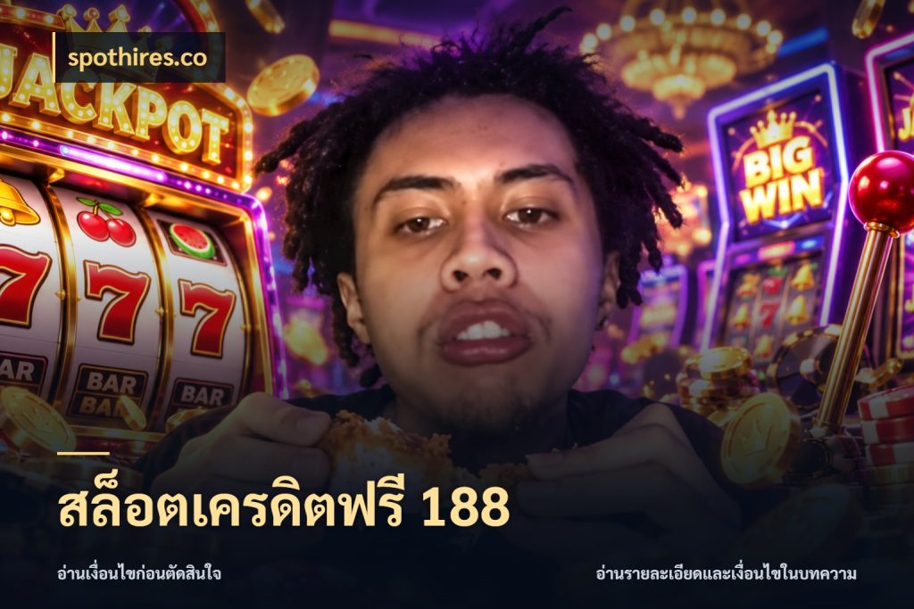 สล็อตเครดิตฟรี 188 สายโบนัสเลือกมุมเครดิตให้ตรงสไตล์ สไตล์ spothires.co